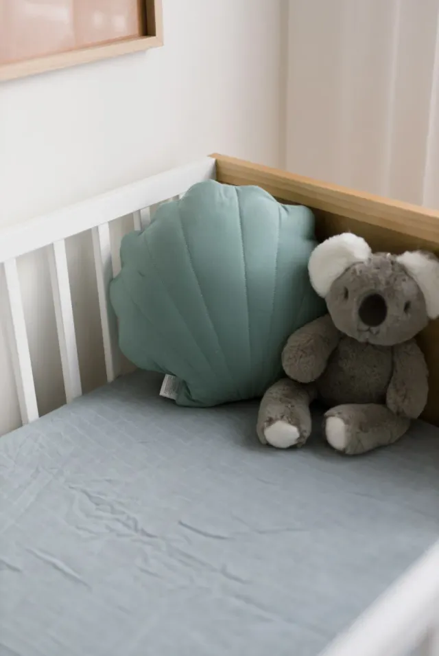 The Mompany hoeslaken french blue katoen 130x69