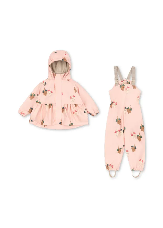 Konges Sløjd Rainy Palme regenset bow kitty fleece