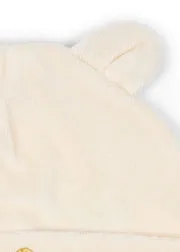 Konges Sløjd Elu Beanie babymuts antique white biokatoen
