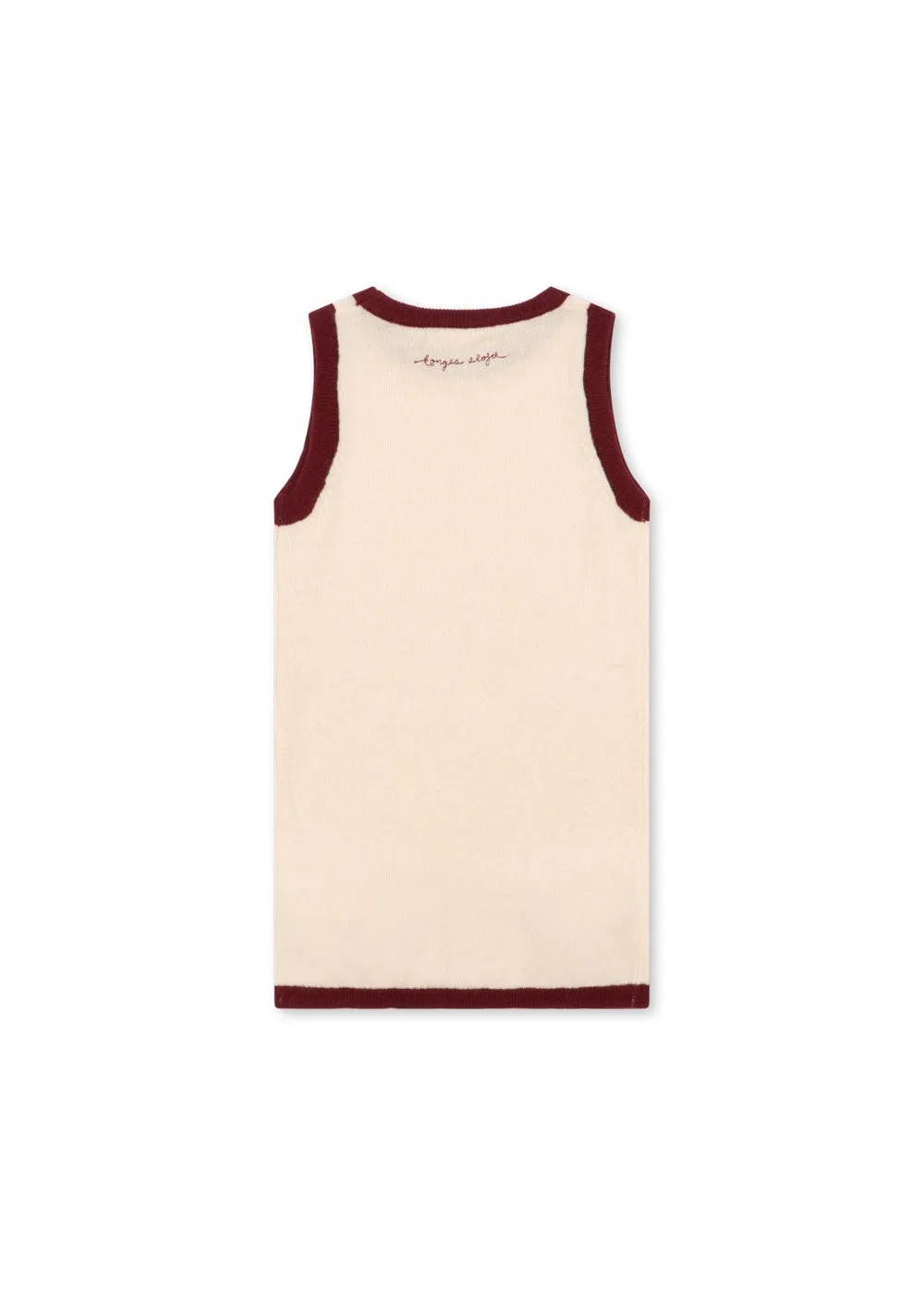 Konges Sløjd Alette jurk pale blush wol