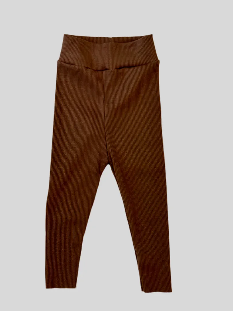 Louloúdi legging ribstof 50/56 naturel comfortabel