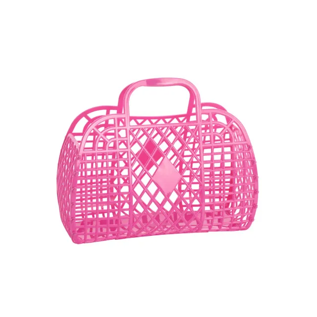 The Mompany Retro Basket S mand berry pink