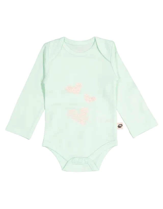 4PRESIDENT Skye Mint romper mint katoen newborn