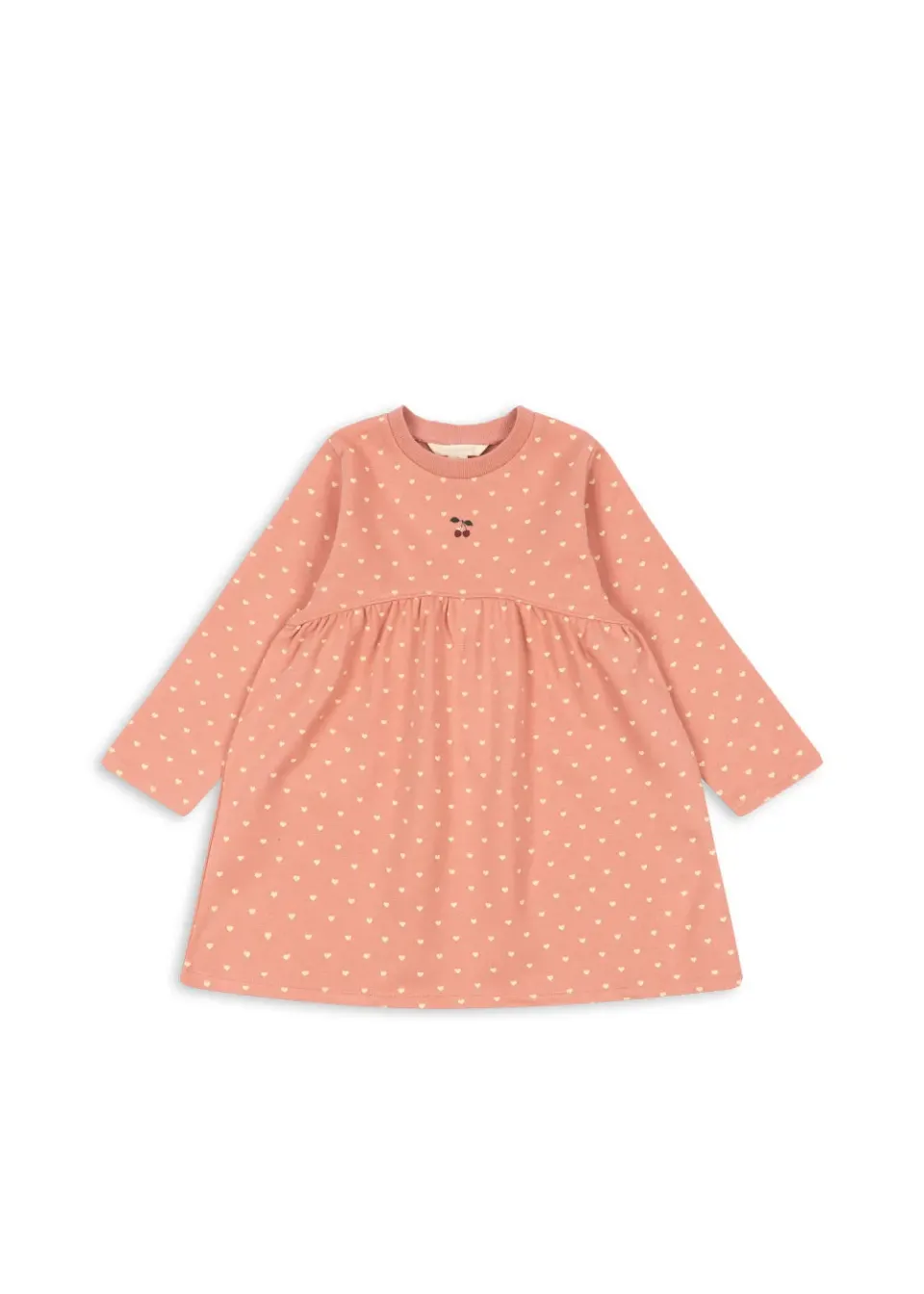 Konges Sløjd Spotty jurk coeur feathers biokatoenmix