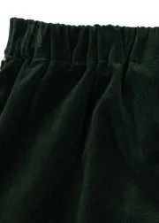 Konges Sløjd Rocky broek dark green fluweel