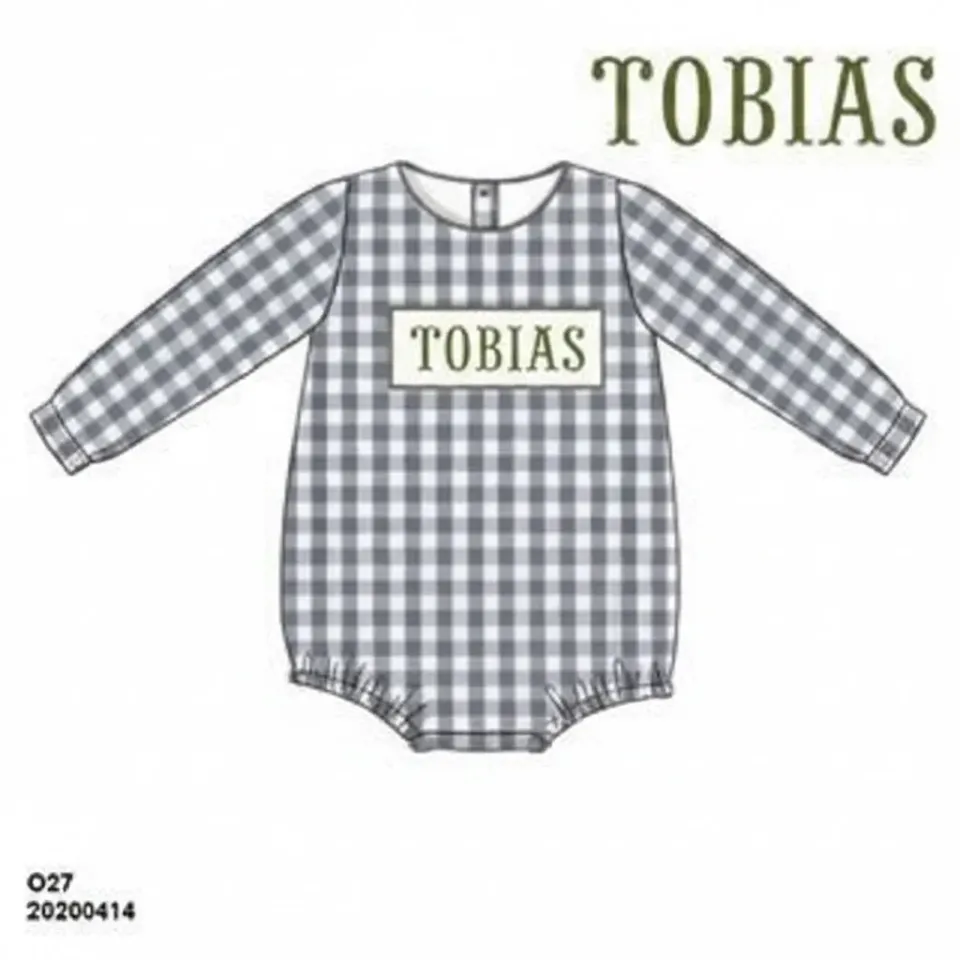 Busy Bee Smocks Tobias linnen smock bubble NB jongen