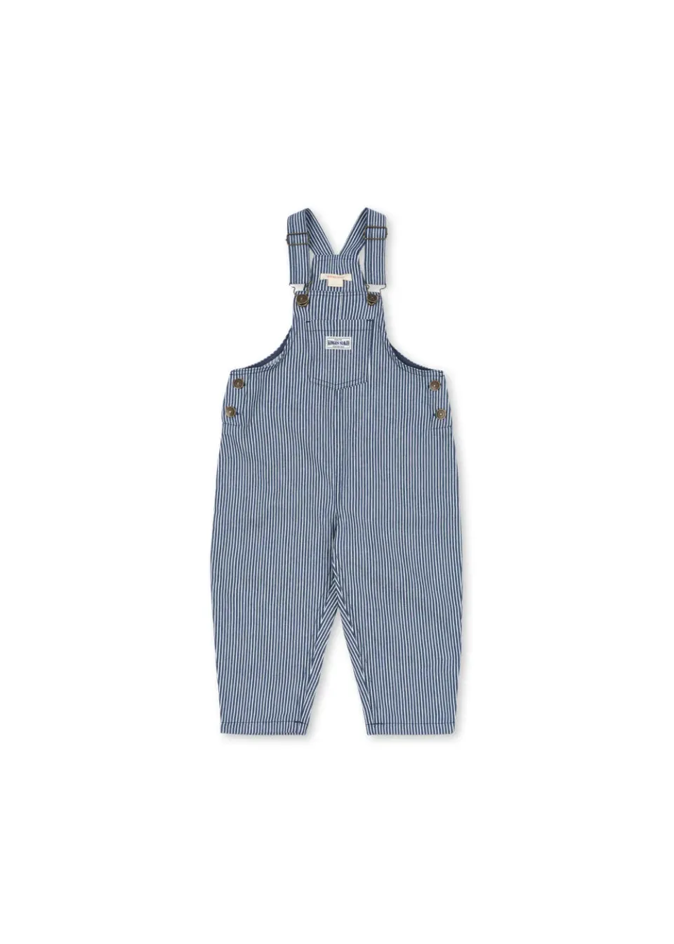 Konges Sløjd Luc tuinbroek blue stripe biokatoen