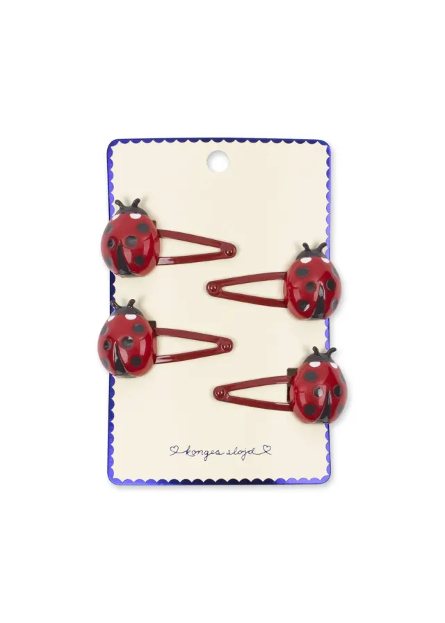 Konges Sløjd Ladybug haarspeldjes 4-pack