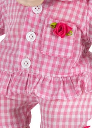 Konges Sløjd Lulu Pop knuffelpop multi 34 cm pyjama