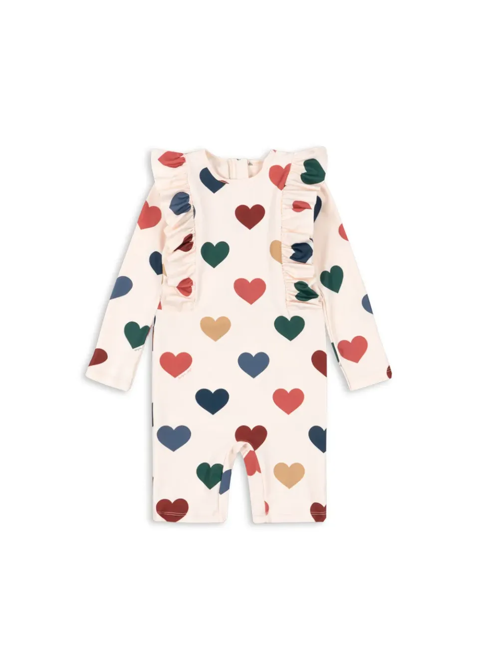 Konges Sløjd Manuca zwempak bon coeur coloré UPF 50+