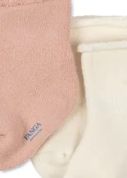 Konges Sløjd Vicino sokken cameo rose 2-pack badstof