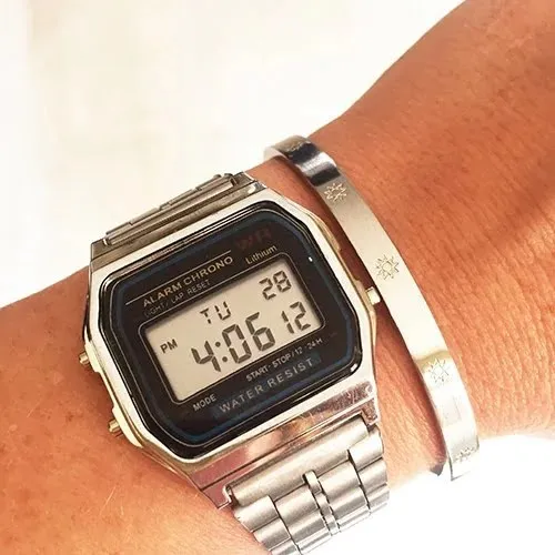 SODA FASHION Sunny stalen armband zilver
