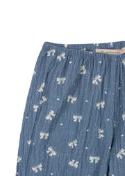 Konges Sløjd Vida Broek Boucle Blue Biokatoen