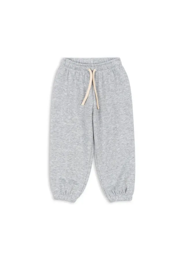 Konges Sløjd Lou joggingbroek grey melange katoen