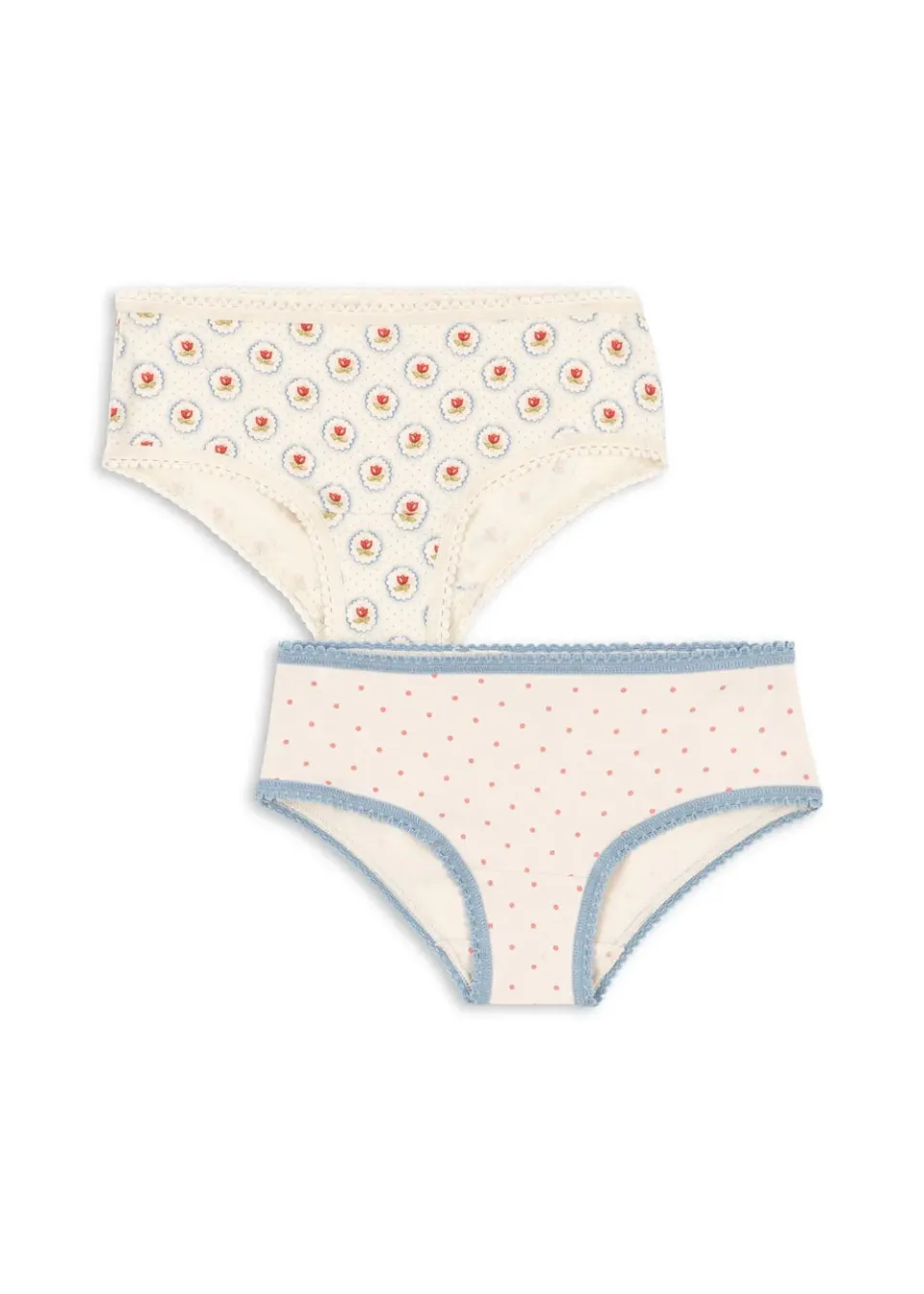 Konges Sløjd Basic onderbroek 2-pack pirouette dot biokatoen
