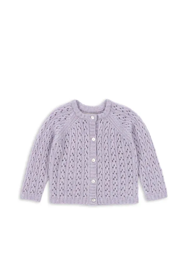 Konges Sløjd Isa Vestje Lavender Mist Wolmix