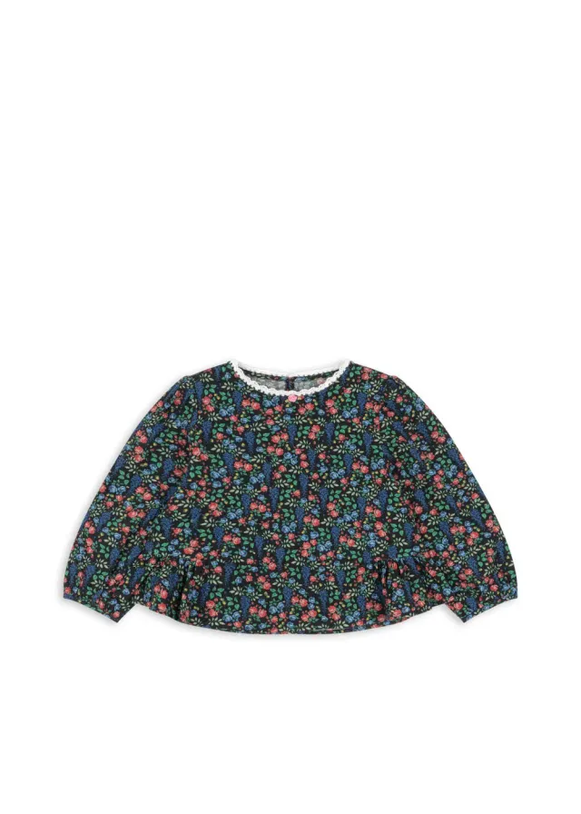 Konges Sløjd Vida blouse bellasera biokatoen pofmouw