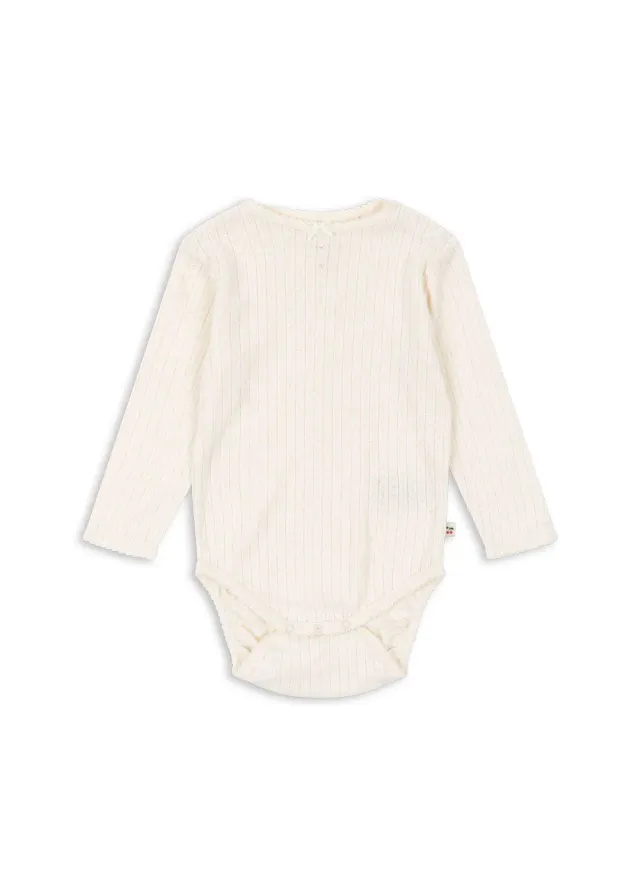 Konges Sløjd Minnie Romper Antique White biokatoen