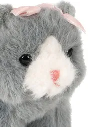Konges Sløjd Baby Animals knuffel grey cat zacht