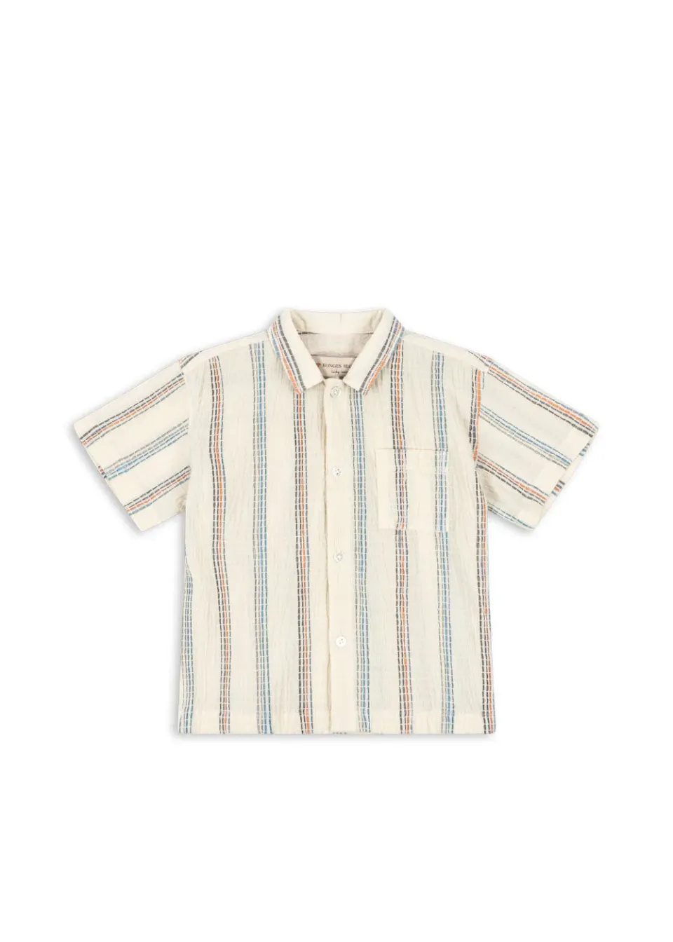 Konges Sløjd Vincent overhemd antique white seersucker
