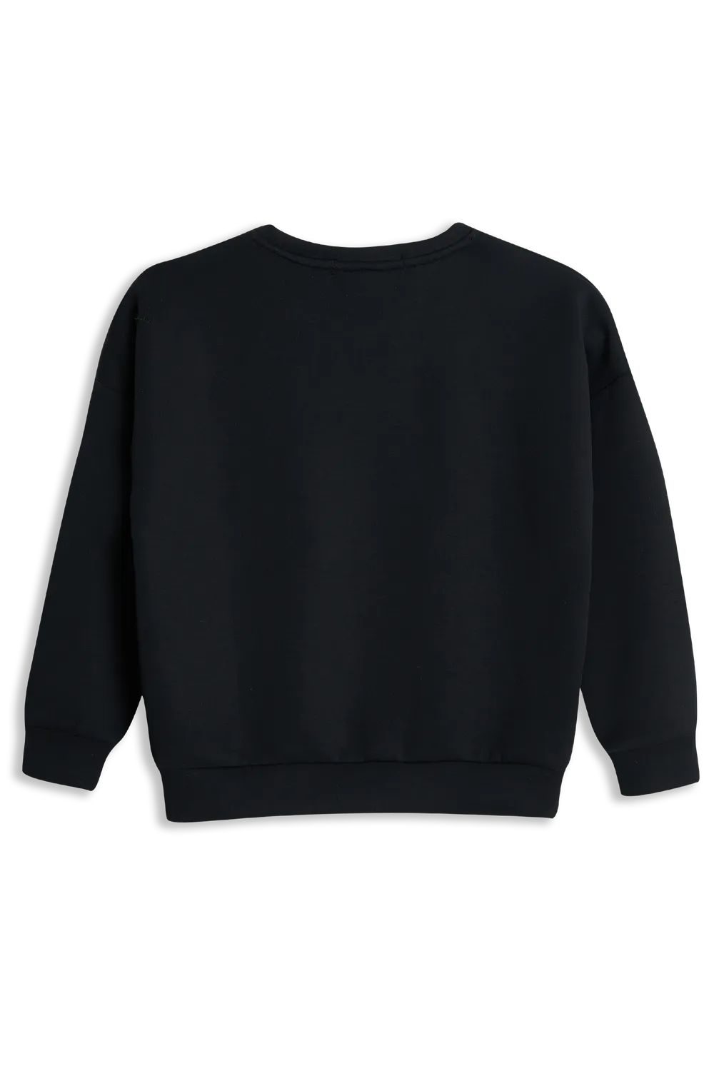4President Merel Black hoodie zwart geborsteld
