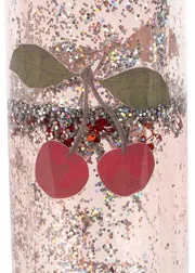 Konges Sløjd Glitterfles drinkfles cherry glitter 400 ml