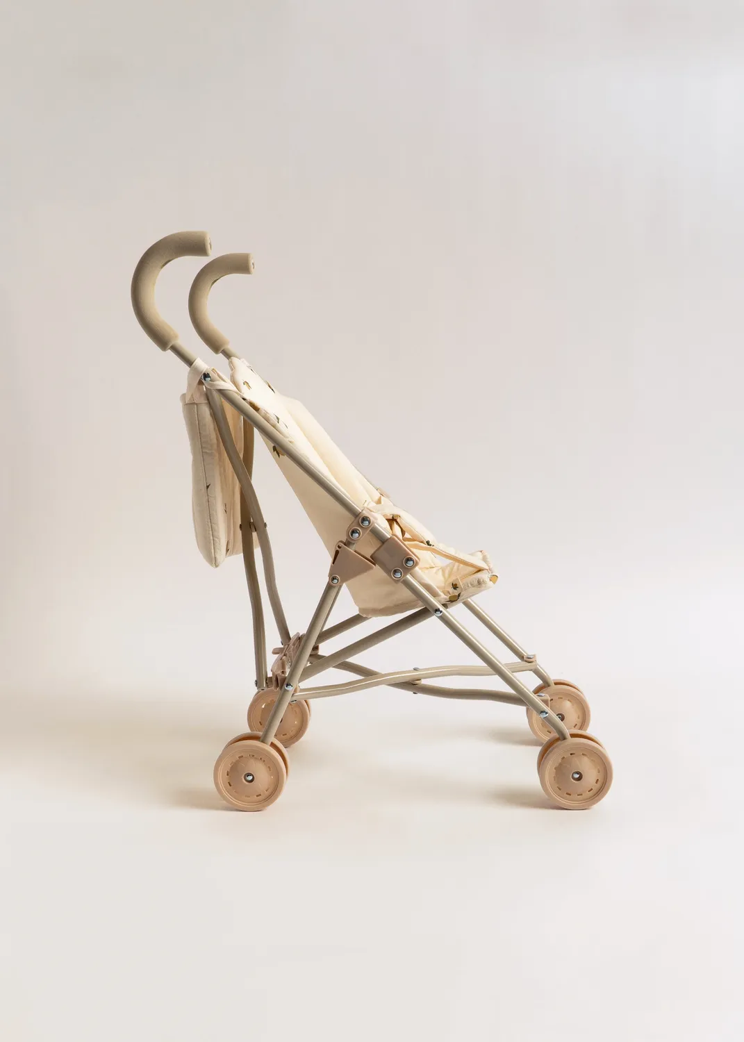 Konges Sløjd Doll Stroller poppenwagen lemon katoen