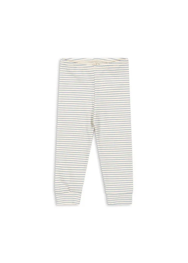 Konges Sløjd Basic Legging Stripe Bluie Biokatoen