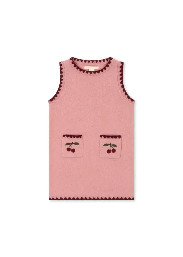 Konges Sløjd Collette jurk pale blush wol