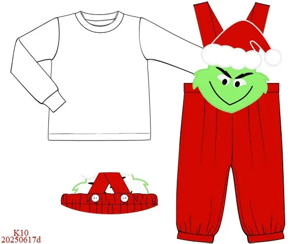 Busy Bee Smocks Mean One romper 2-delig 9M applicatie