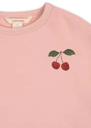 Konges Sløjd Lou Sweater Mellow Rose Cherry biokatoen
