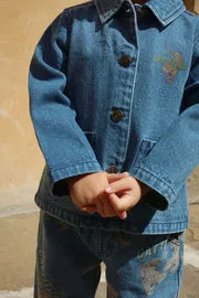Konges Sløjd Magot broek cattitude denim biokatoen