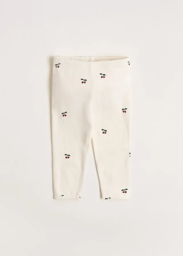 Konges Sløjd Legging Cherry Biokatoen GOTS Baby
