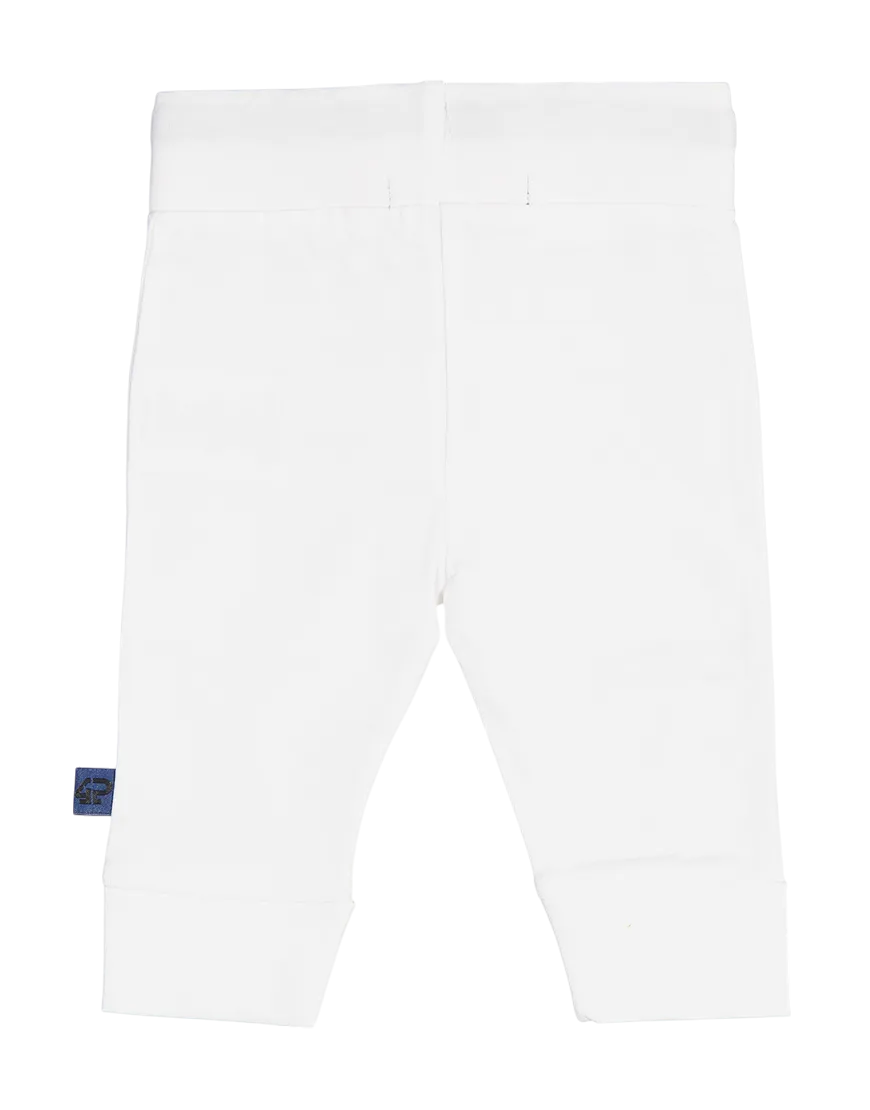 4PRESIDENT Jamie White babybroek wit katoen