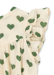 Konges Sløjd Coco Romper amour verde biokatoen