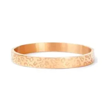 SODA FASHION Panter stalen armband rosé