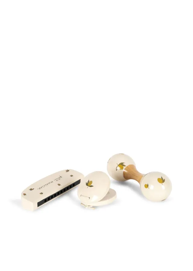 Konges Sløjd Muziekset lemon houten instrumenten
