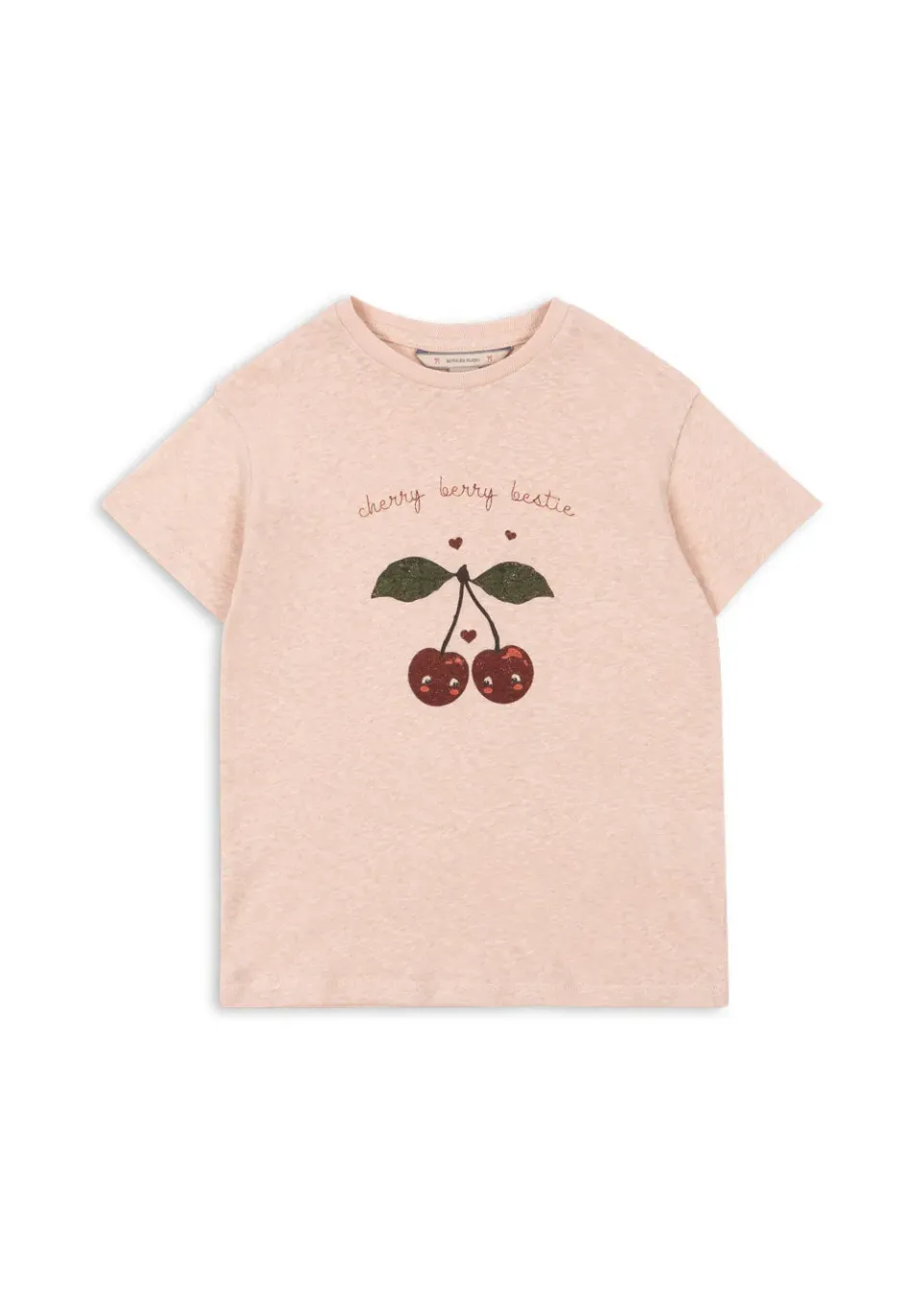 Konges Sløjd Era T-shirt cameo rose linnenmix