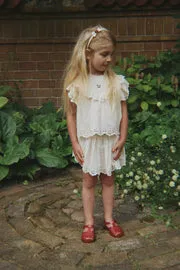 Konges Sløjd Posey Top zomertop antique white katoen