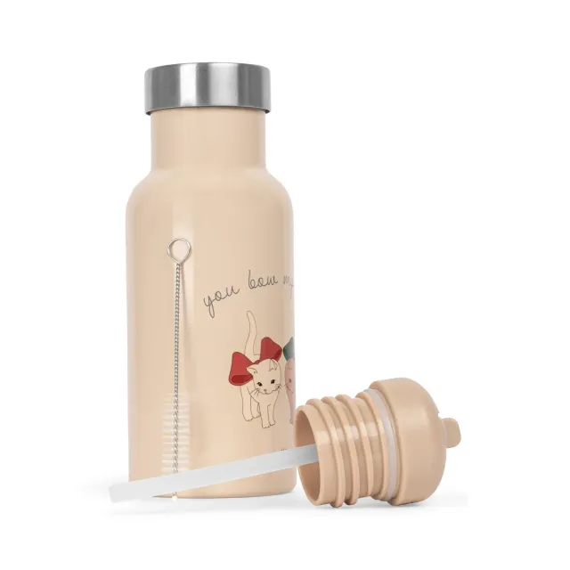 Konges Sløjd Bow Kitty thermofles 350 ml rvs