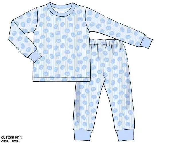 Busy Bee Smocks Halloween Lounge pyjama pompoen 6