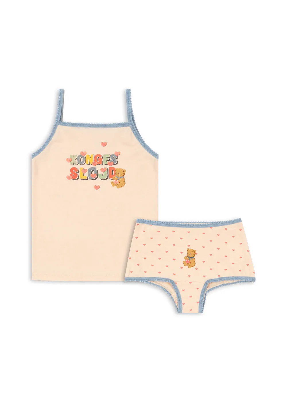 Konges Sløjd Basic Ondergoedset Teddy Coeur biokatoen