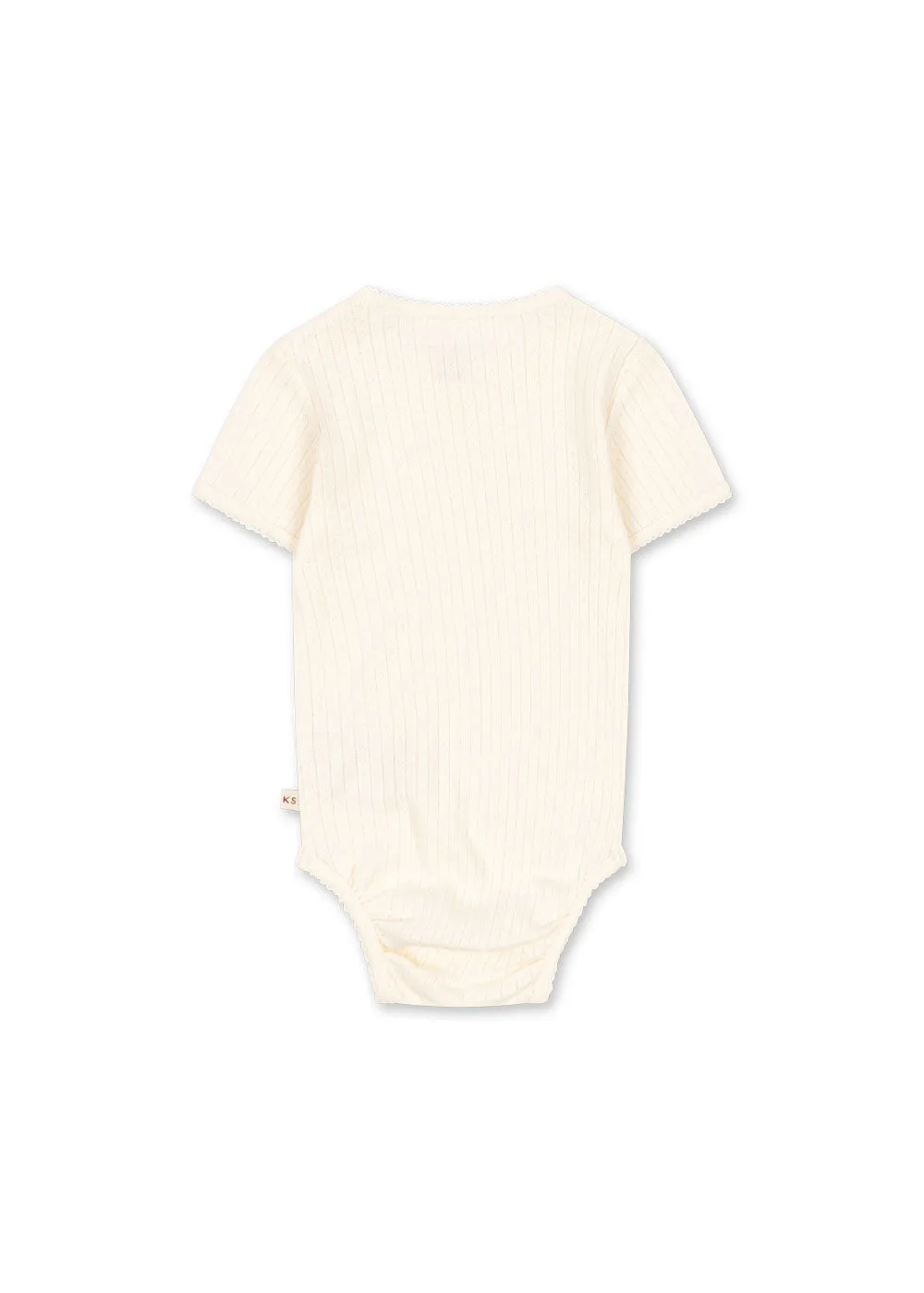Konges Sløjd Minnie Romper korte mouw antique white ajour