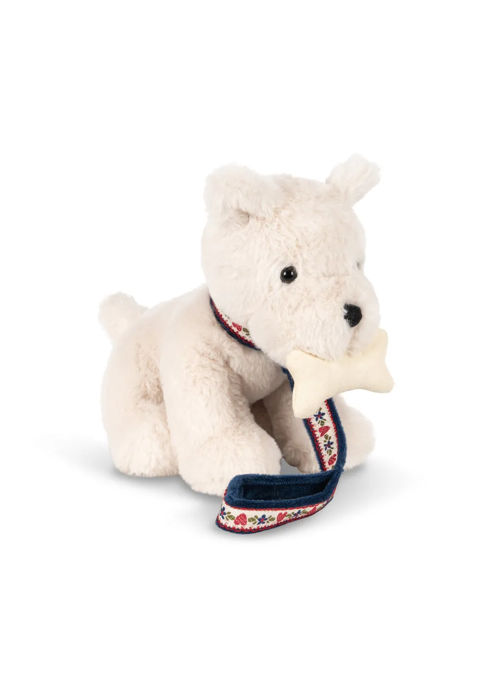 Konges Sløjd Terry hond knuffel coeur coloré 20 cm
