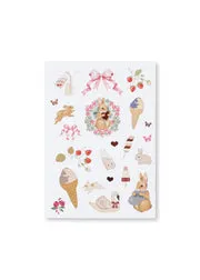 Konges Sløjd Stickers stickerboek roze 12 pagina's