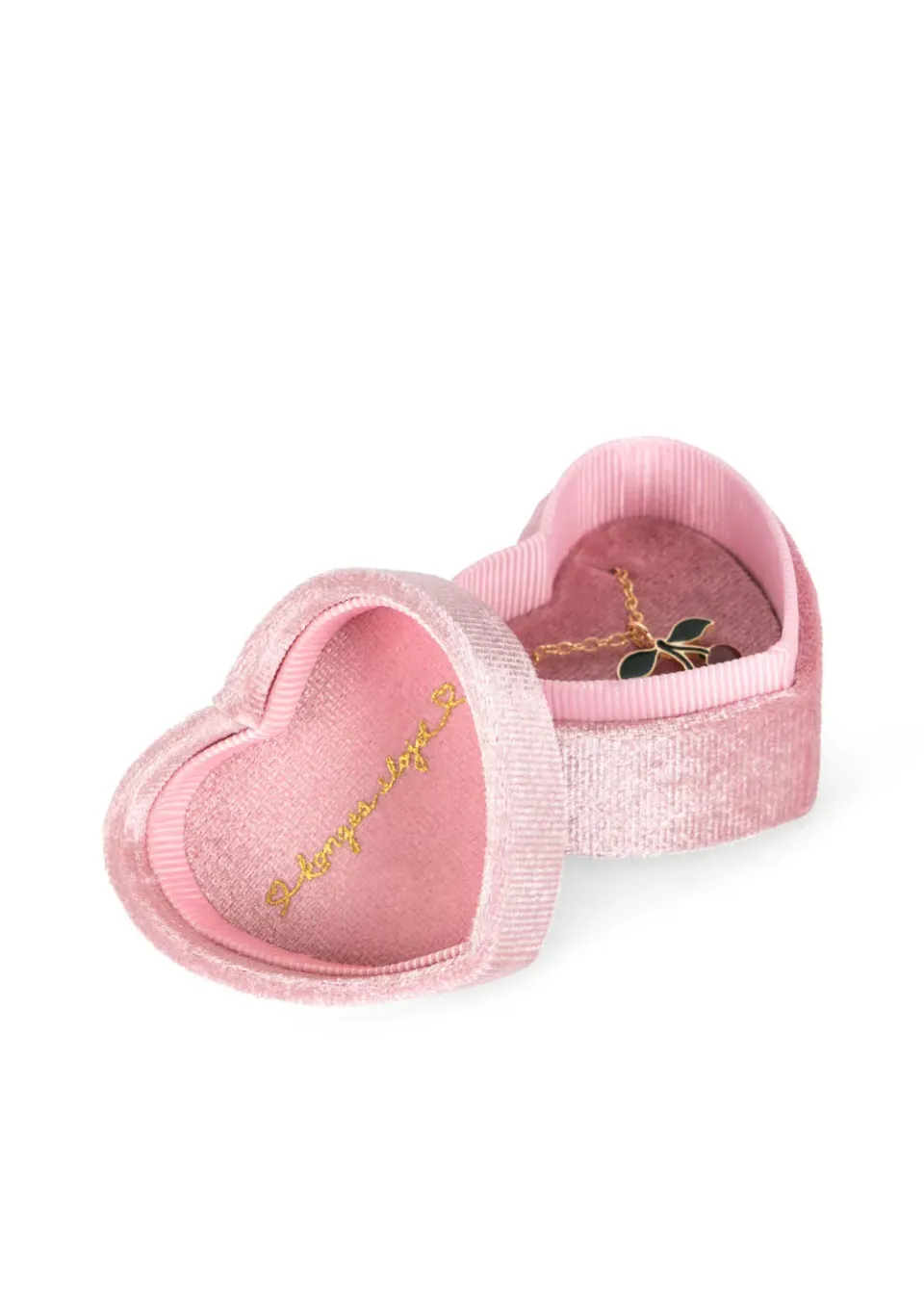 Konges Sløjd sieradenbox cherry met ketting