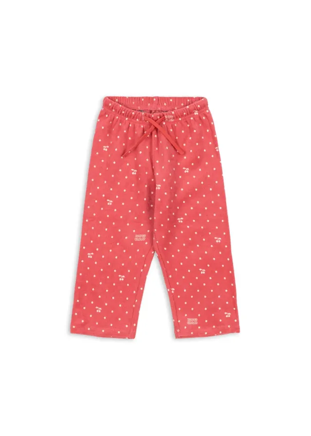 Konges Sløjd Itty sweatbroek cherry berry dot