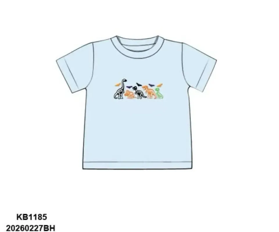 Busy Bee Smocks Halloween Dinosaur shirt jongens