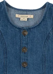 Konges Sløjd Elba Jurk denim blue biokatoen kersen