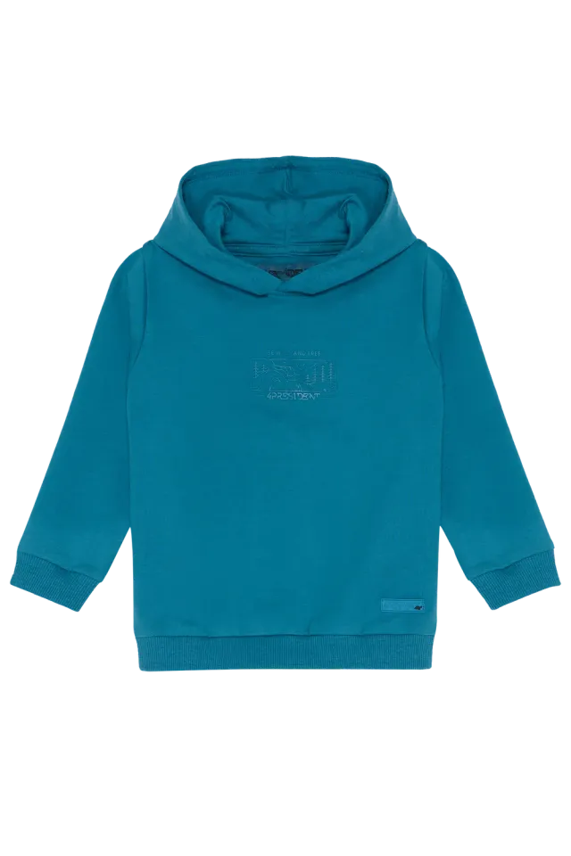 4PRESIDENT Borre hoodie blauw jongens 128
